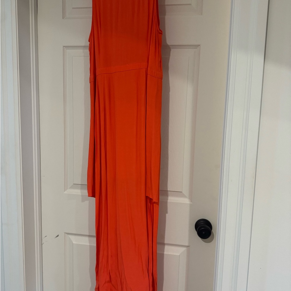 MINKPINK Bold Orange Sleeveless Dress
